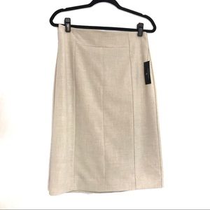 Cream/oatmeal Worthington pencil skirt NWT SZ 10